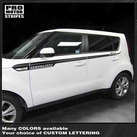 For Kia Soul Side Accent Stripes Decals 2012 2013 2014 2015 2016 2017