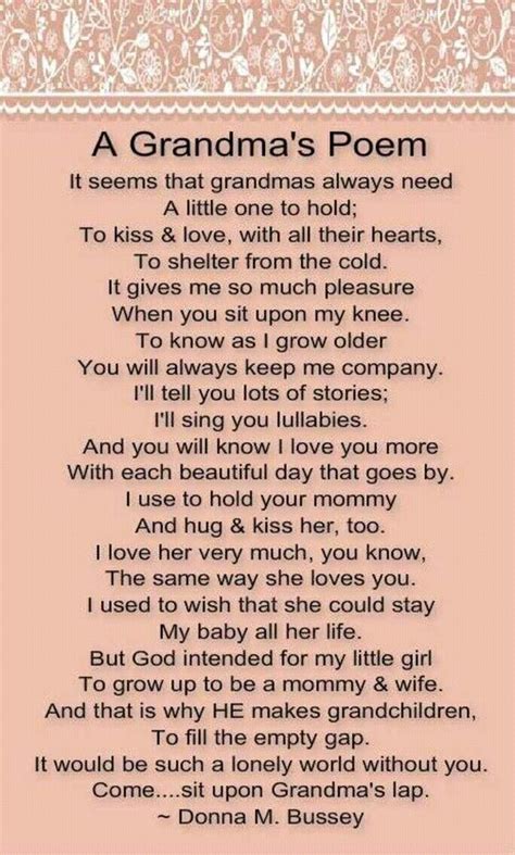 Grandchild Ren Grandma Poem Grandmother Quotes Granddaughter Quotes