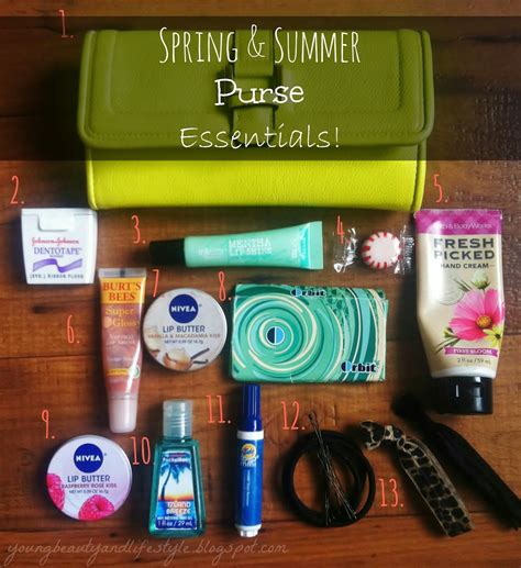 Young Beauty Lifestyle My Spring And Summer Purse Essentials