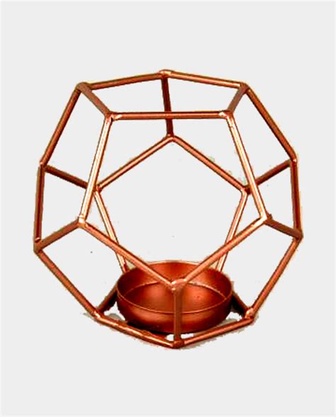 geometric candle holder event supply