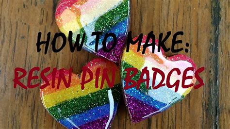 How To Make Resin Pin Badges Youtube