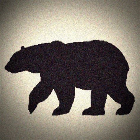 Bear Stencil Animals Bears Stencils Etsy