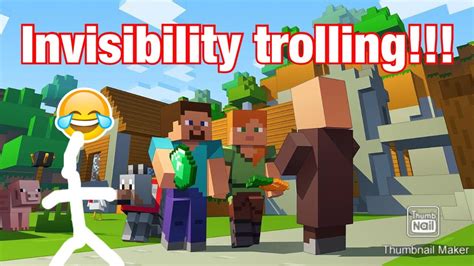 Minecraft Trolling Youtube
