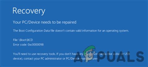 Fix Your Pcdevice Needs To Be Repaired Error On Windows