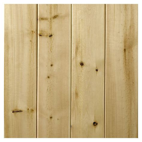 Shop Empire Company 35625 In X 8 Ft V Groove Raw Cedar Wood Wall Panel