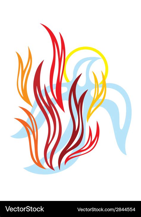 Holy Spirit Flames Clip Art