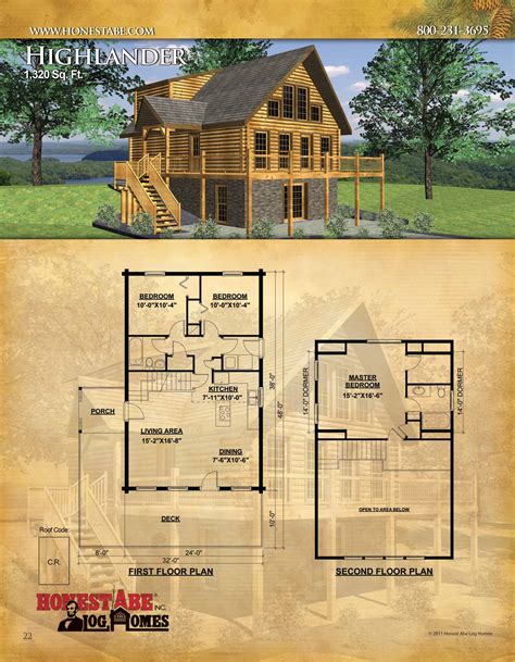 Browse Floor Plans For Our Custom Log Cabin Homes