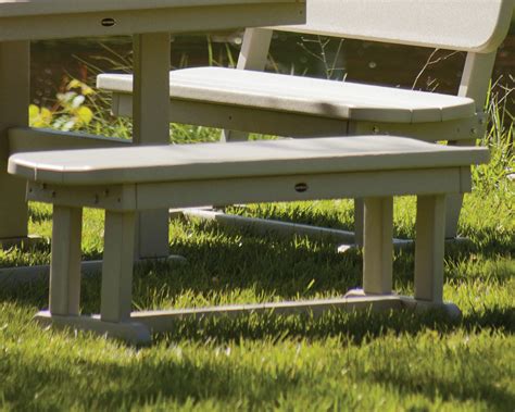 Polywood® Park 48 Backless Bench Pbb48 Polywood® Official Store