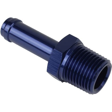 38 Barb Male Fitting To 12 Npt Blue Proflow