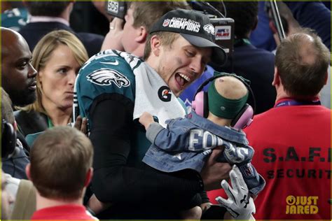 Nick Foles Wife And Daughter Help Celebrate Super Bowl Win Photo
