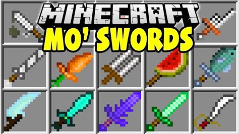 Moswords Mod 1122 For Minecraft Pc 14 New Swords