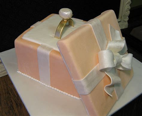 Beautiful Engagement Cake With Engagement Ring Themepng 7 Comments
