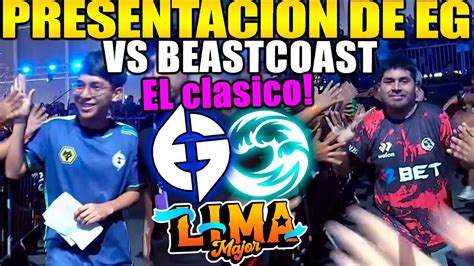 😲epica Presentacion De Beastcoast Contra Evil Geniuses En La Lima Major