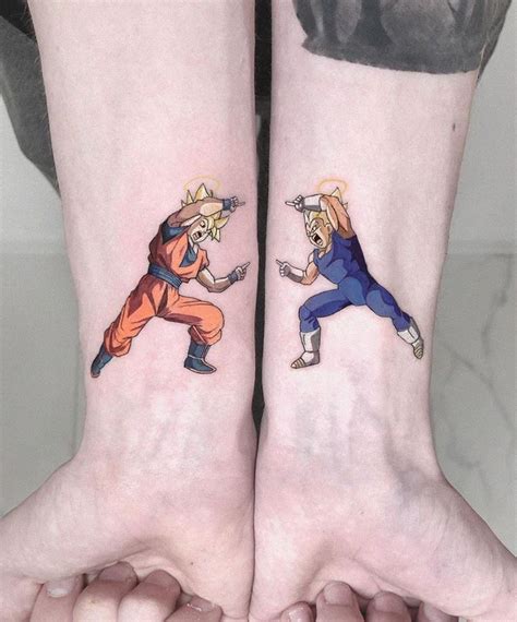 Dragon ball z leg tattoo sleeve by tattoo artist carlos fabra. Dragon Ball Z: Fusion Reborn Tattoo - TattManiaTattMania