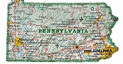 Online Maps: Pennsylvania Map with Cities