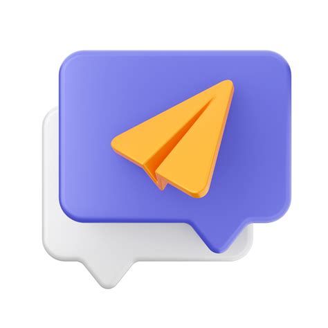 3d Chat Message Notification Icon 22597448 Png