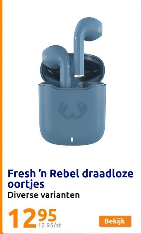 Fresh N Rebel Draadloze Oortjes Aanbieding Bij Action