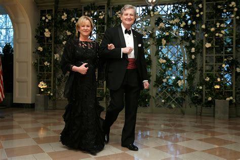 Senator Kennedy And His Wife Arrive For The State Dinner In Honor Of