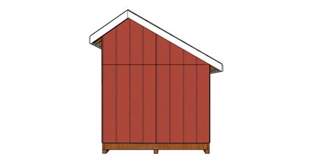 8x10 Saltbox Shed Free Diy Plans Myoutdoorplans Free Woodworking