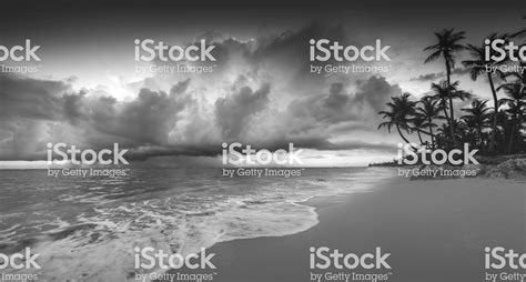 Landscape Of Paradise Tropical Island Beach Sunrise Shot Brandstorm