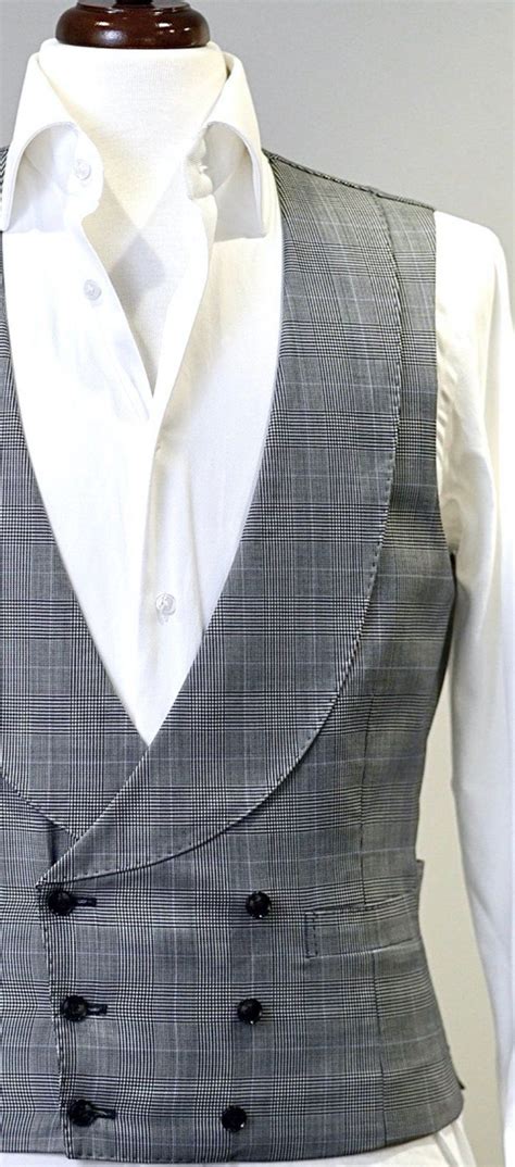 1 Grey Glenplaid Pale Blue Waistcoat Christopher Korey Collective