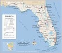 Map of Florida State, USA - Nations Online Project