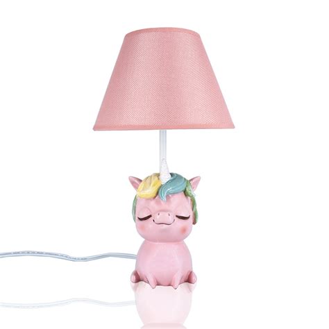 For functionality purposes, situate the table lamp near an arm chair or loveseat for the look of a makeshift reading nook. Amazlab 43237-2 Unicorn Table Lamps with Pink Shade Cute Bedroom, Bedside Kids 728350886692 | eBay