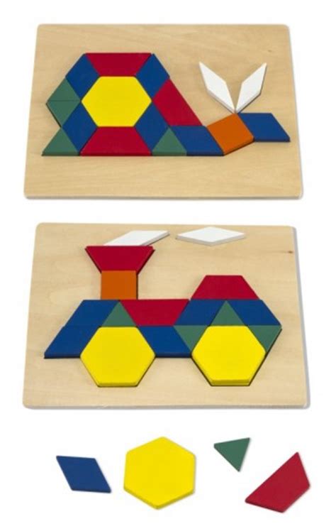 Pattern Blocks And Boards Montessori By Mom