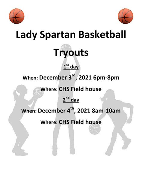 Lady Spartan Basketball Tryouts Connersville Middle School