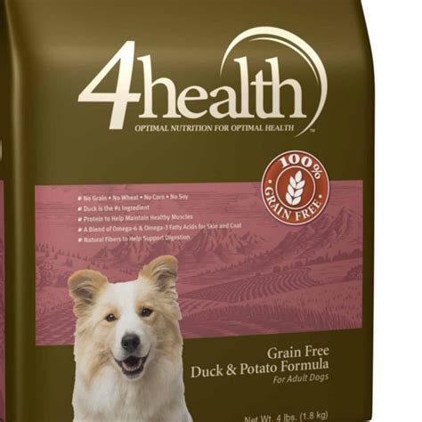 Real lamb is the first ingredient, providing great taste for puppies that thrive on lamb protein. 4health Grain Free Duck & Potato Dog Food, 4 lb. - Tractor ...