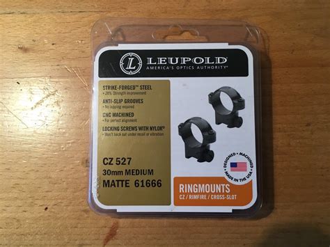 Leupold Cz 527 30mm Rings Other Sales Pigeon Watch Forums