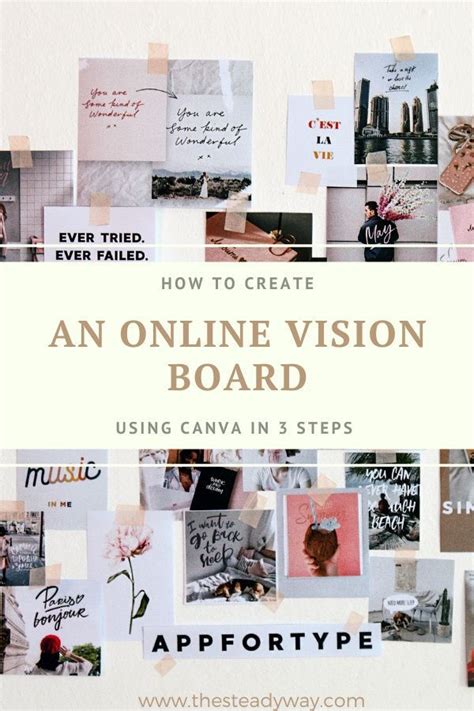 How To Create An Online Vision Board Using Canva In 3 Simple Steps In