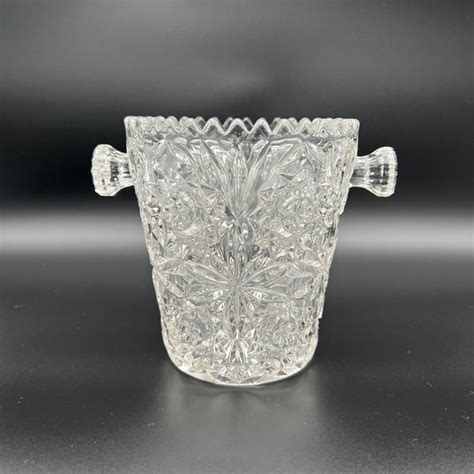 Crystal Ice Bucket Etsy