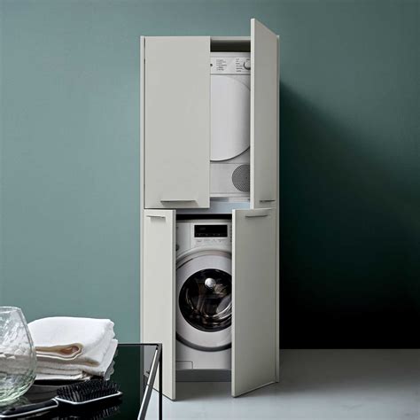 Um einen sicheren stand für ihre waschmaschine zu gewährleisten hat der unterschrank einen rahmen. Blizzard Hochschrank für die Waschküche in 2020 ...