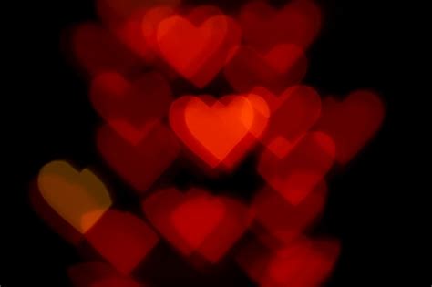 Free Photo Background Bokeh Red Hearts