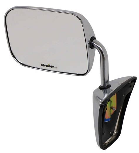 K Source Replacement Side Mirror Manual Chrome Driver Or Passenger Side K Source