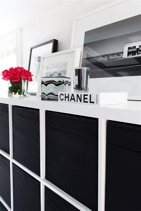 Get The Look Hollywood Glam Black And White Office Space — The Decorista