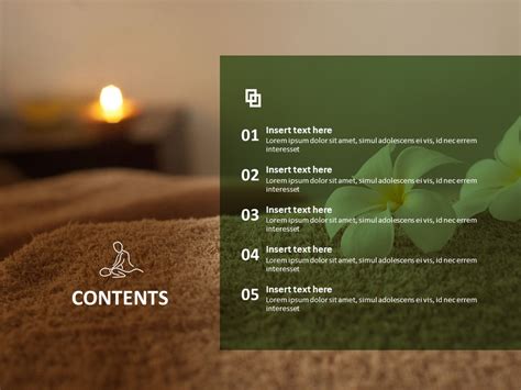 Free Powerpoint Templates Design Well Being Aroma Massage