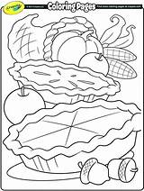 Thanksgiving Coloring Feast Printable Getcolorings sketch template