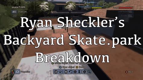 So thankful for skateboarding, the homies and support in it! Ryan Sheckler's Backyard Skate.Park Breakdown - YouTube