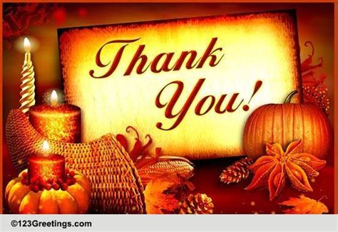 Thanksgiving Thank You Cards Free Thanksgiving Thank You Wishes 123