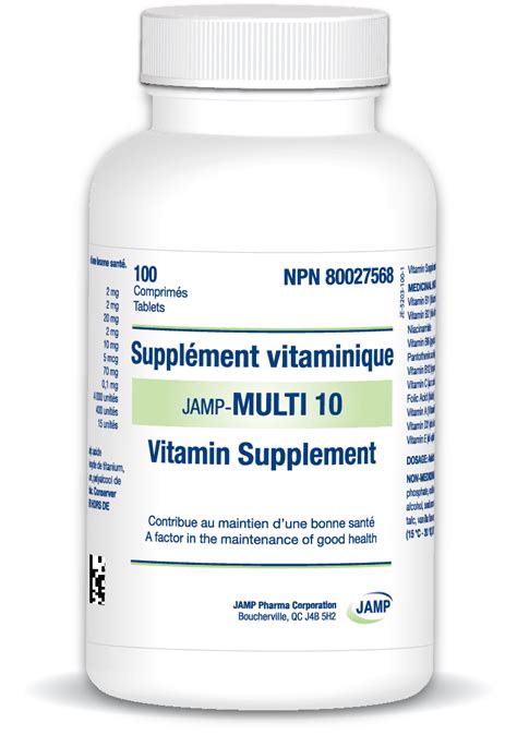 Jamp Multi 10 Vitamin Supplement Beta Pharmacy