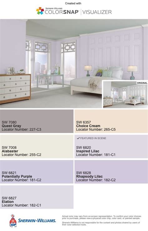 Inspired Lilac Sherwin Williams Paint Purple Paint Colors Bedroom