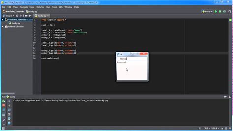 Python Gui With Tkinter More On The Grid Layout Youtube Hot Sex Picture