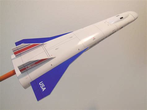 Model Rocket Building Quest X 30 Aerospace Plane Finished