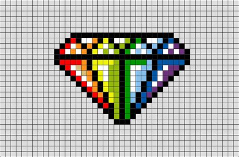 Diamond Pixel Art Pixel Art Templates Easy Pixel Art Minecraft