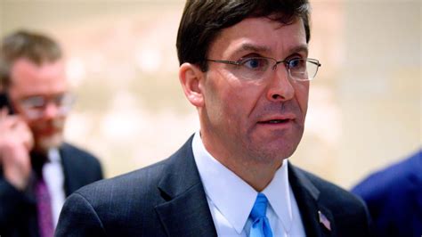 Mark Esper Showed A Little Spine After Monday So We Know His Days Are