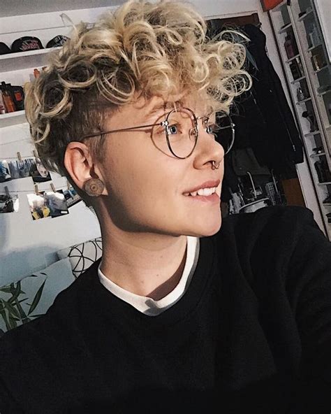 If you can pull off a curly pixie, go for it! 35 Androgynous Gay and Lesbian Haircuts with Modern Edge