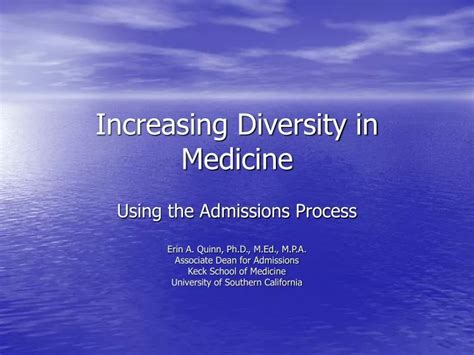Ppt Increasing Diversity In Medicine Powerpoint Presentation Free