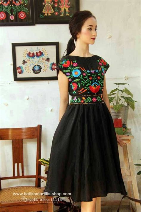 Hermoso Oaxaca Mexican Dresses Mexican Fashion Embroidery Dress